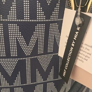 MKF Collection by Mia K Blue Handbag
